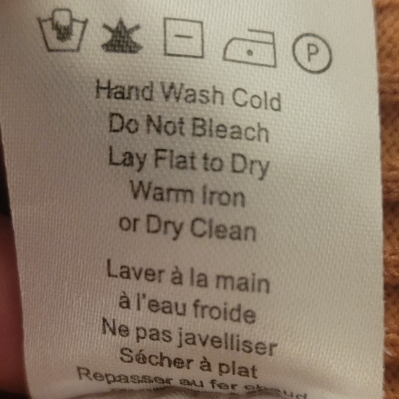 Heartloom Alma Cardigan Dress Ribbed Knit Duster Sweater Long Orange Medium - Picture 10 of 13